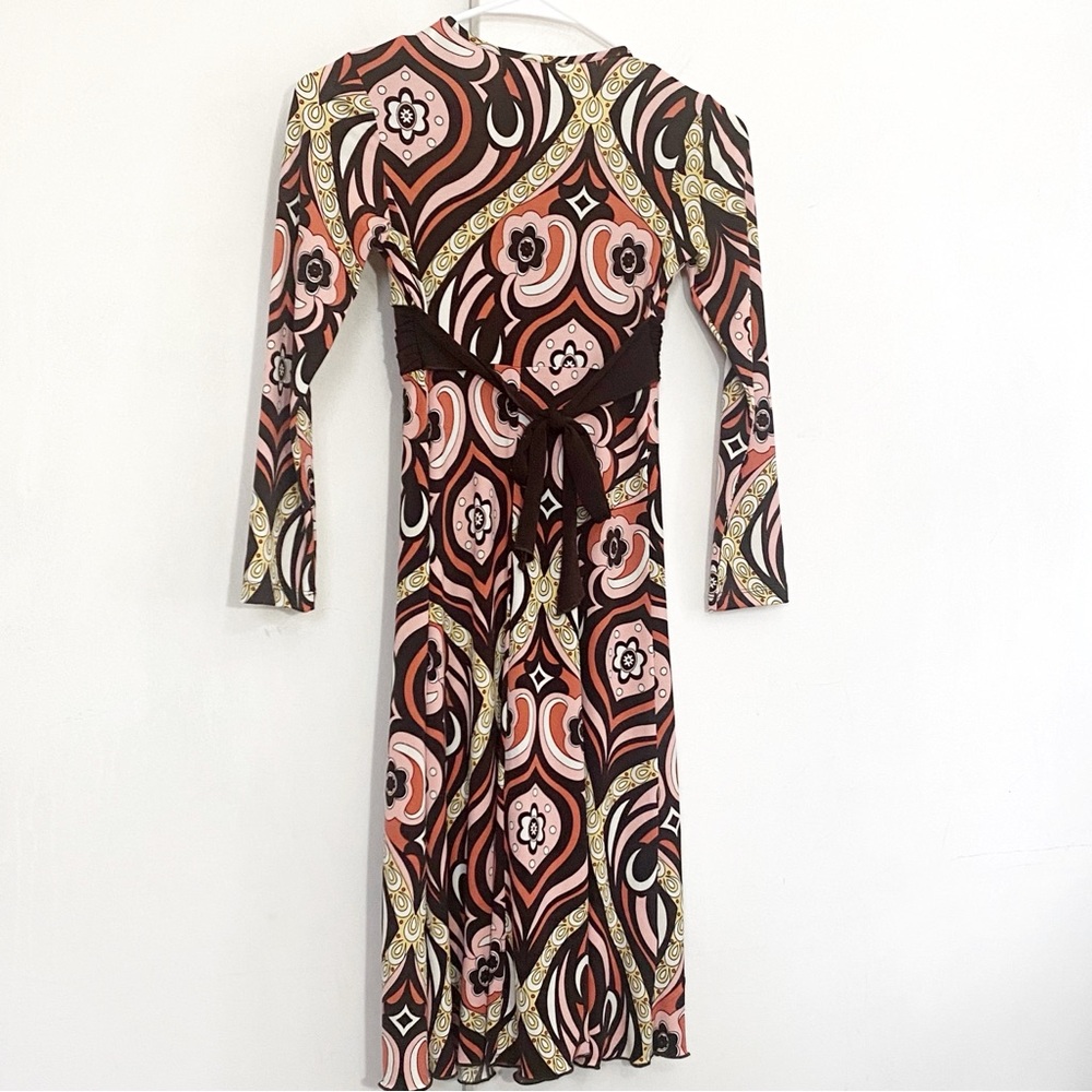 Speechless Stylish Retro Multicolor Patterned Dress 8 - Picture 3 of 5